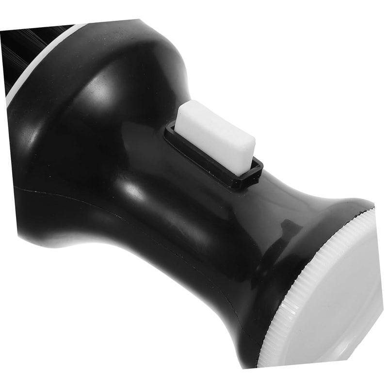 Black Barber Hair Duster Brush With Soft Bristles For Neck And Sideburns Grooming - Image 3